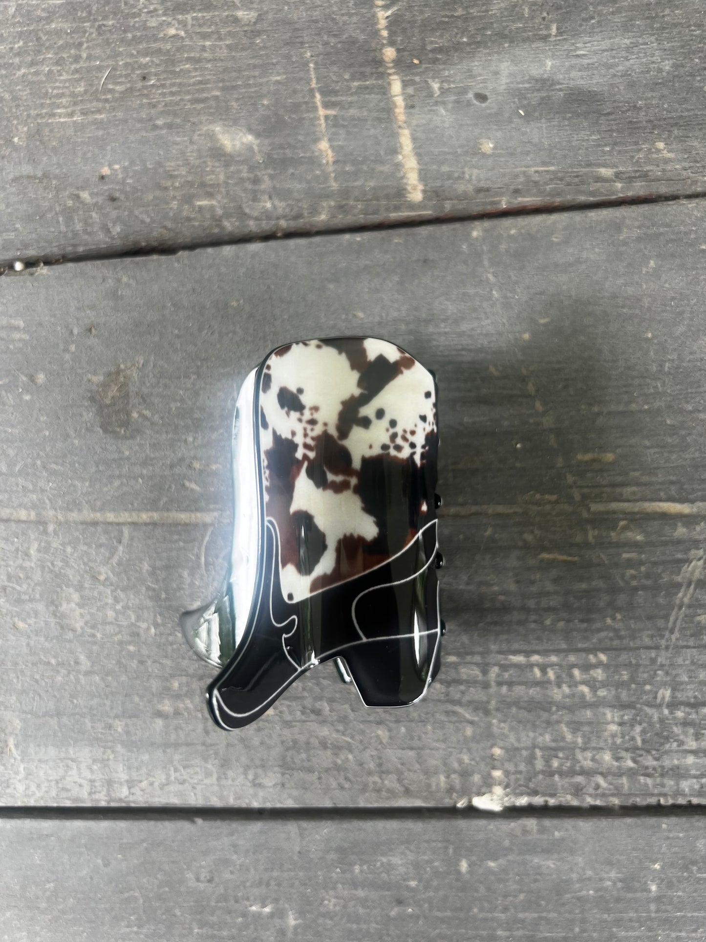 cowboy boot hair clip