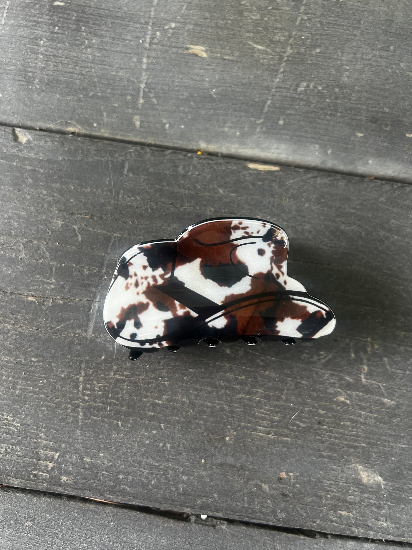 cowboy hat hair clip