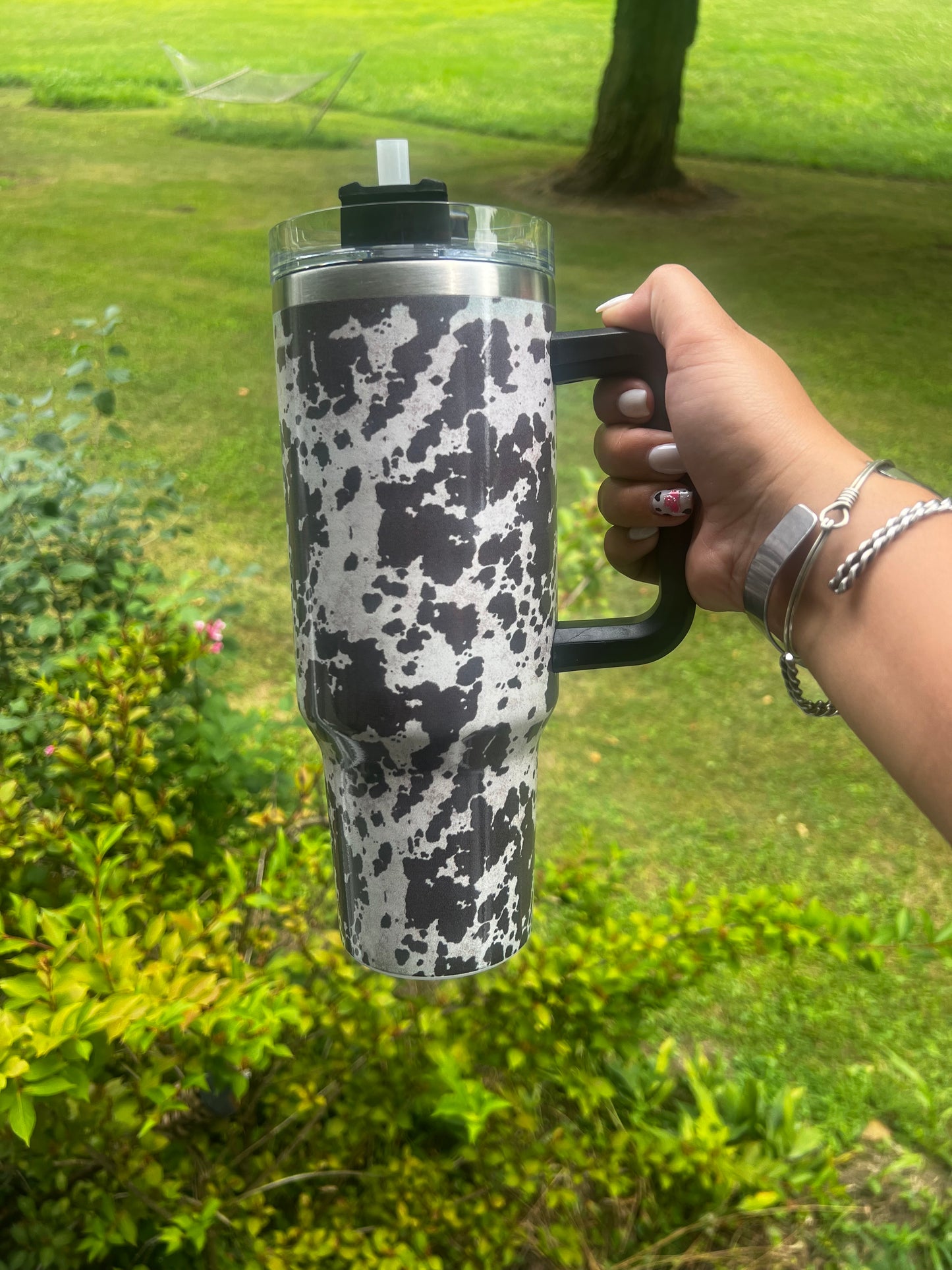 cowhide tumbler