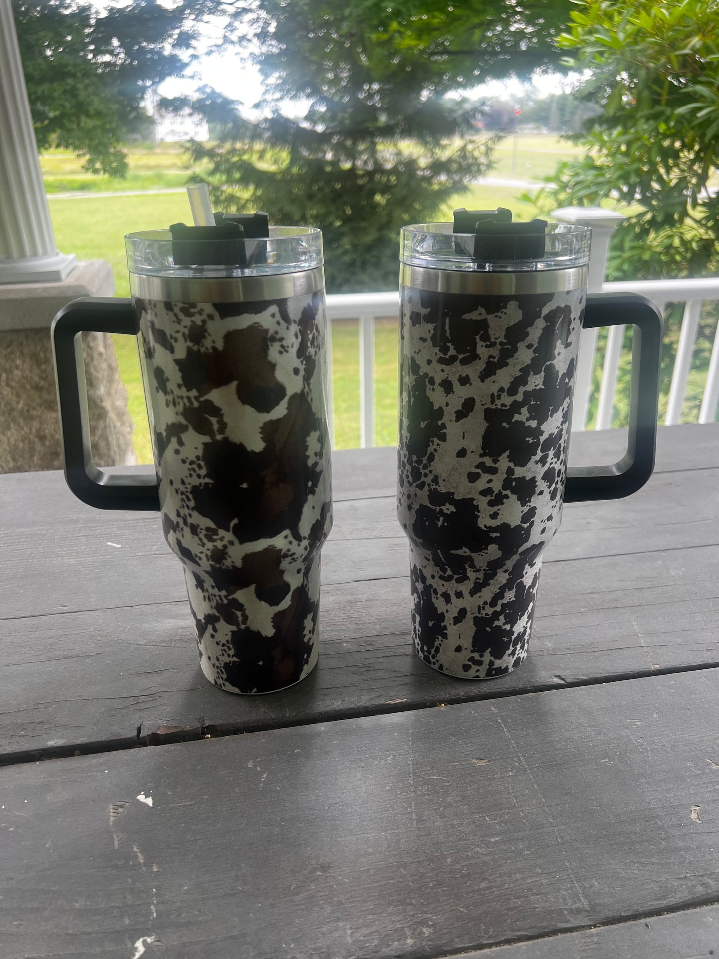 cowhide tumbler