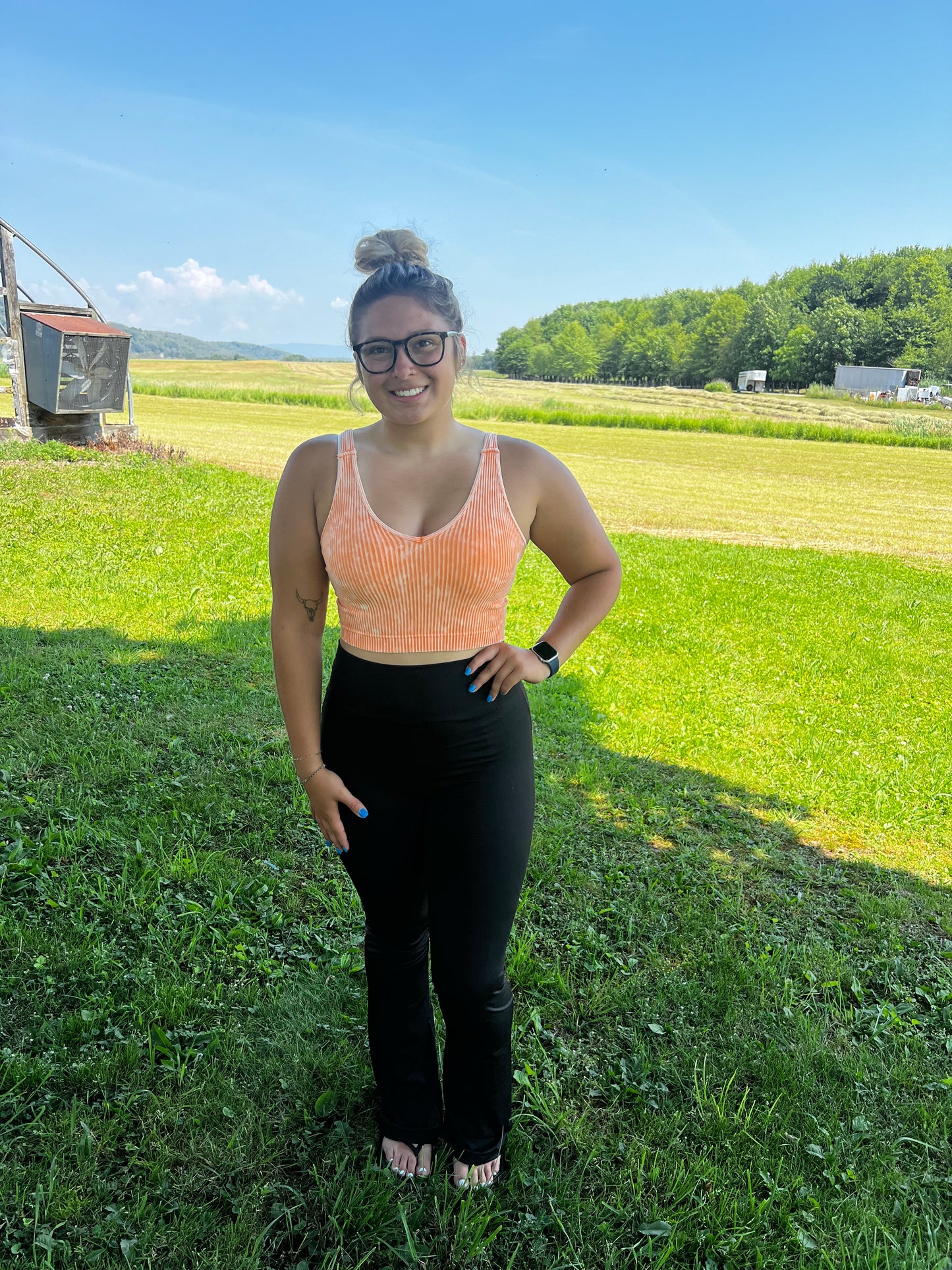 fearless v-neck tank