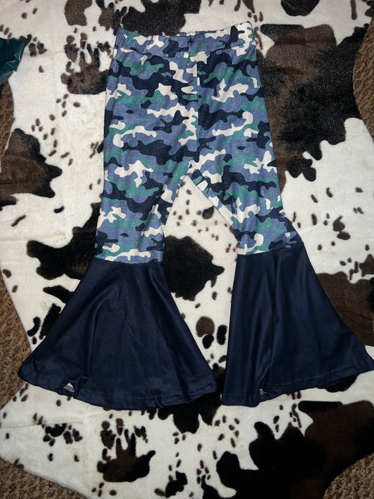 GIRLS Camo bell bottoms