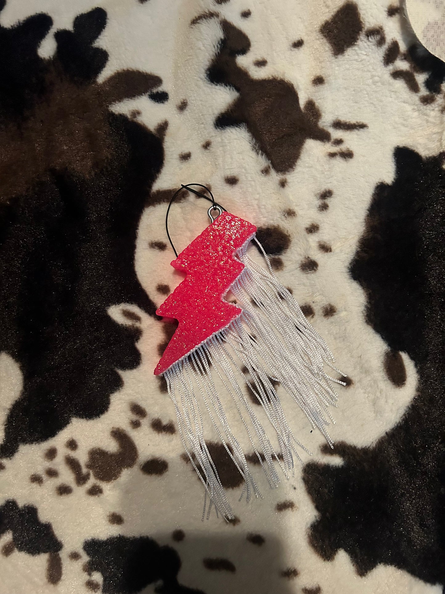 lightening bolt car freshie