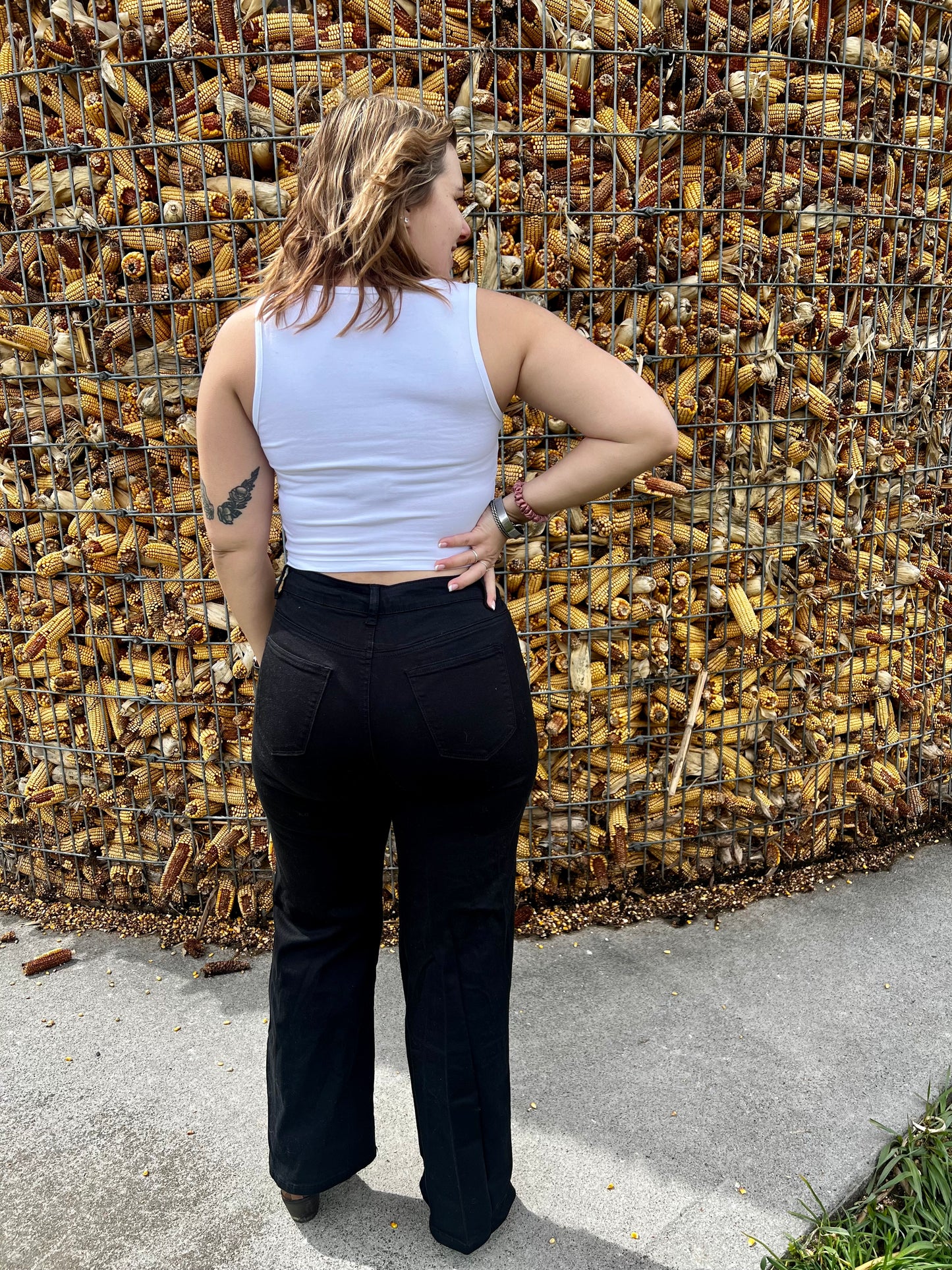 Callie cropped tank
