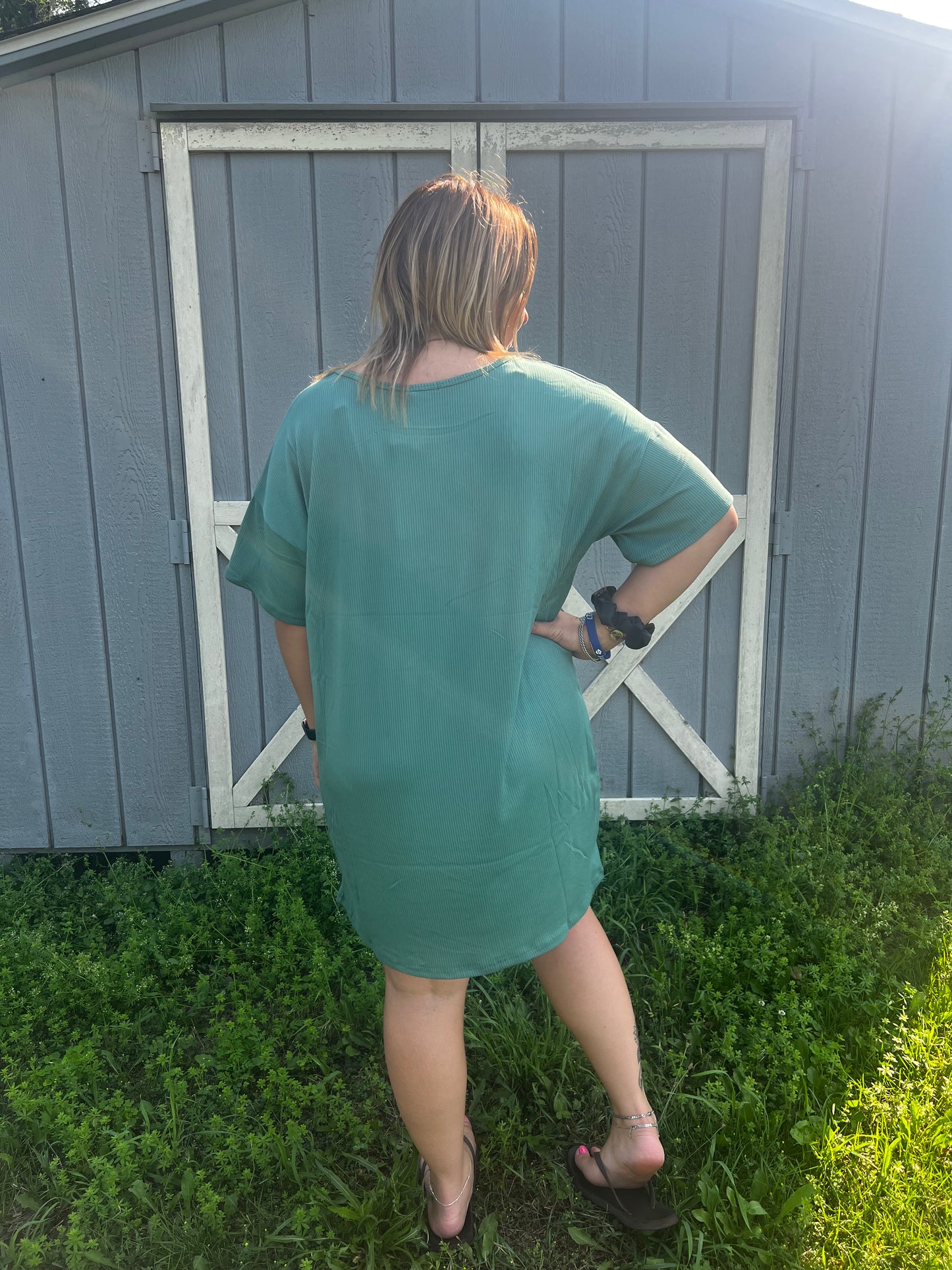 pocket tee dress