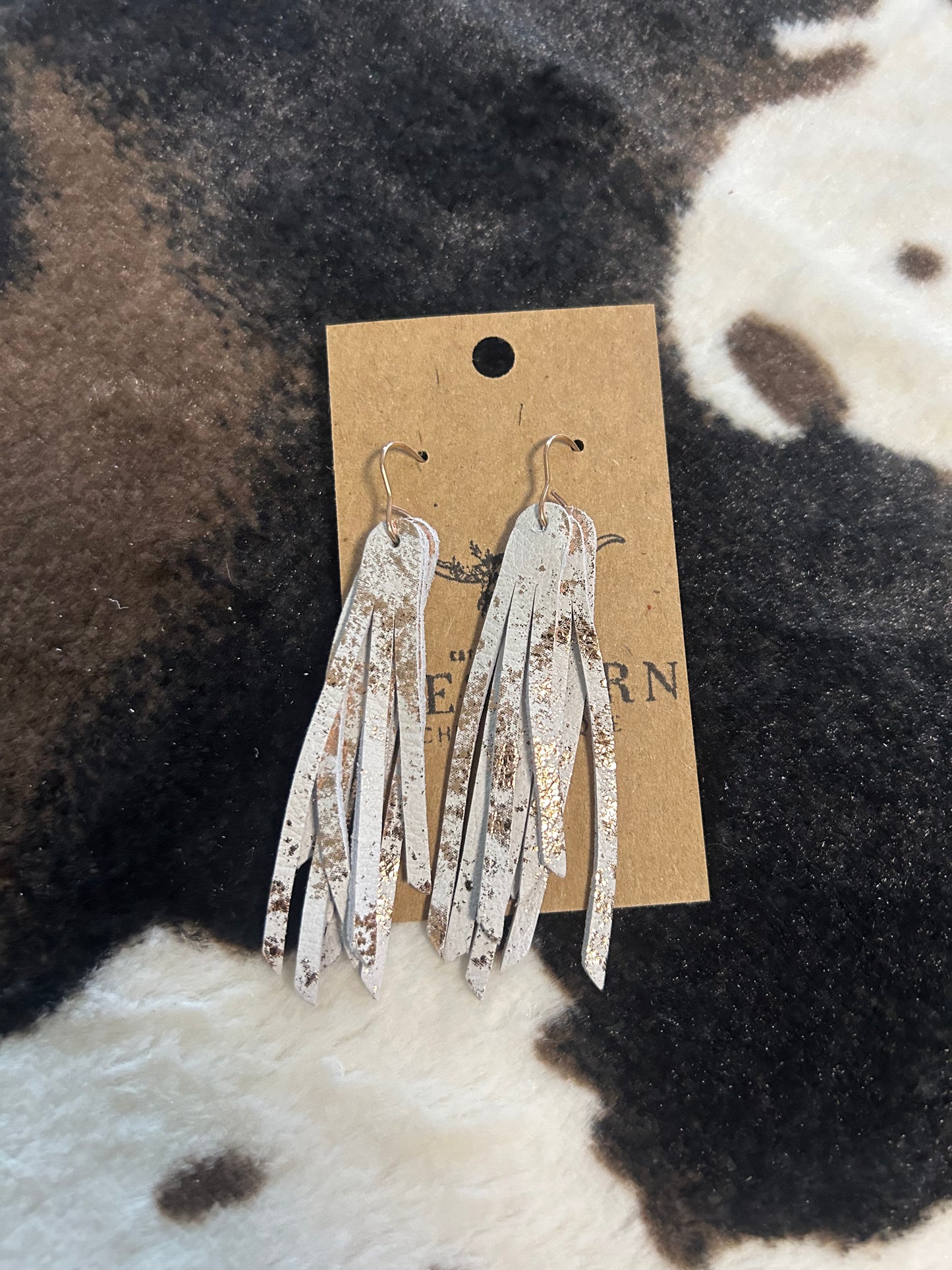fringe dangle earrings