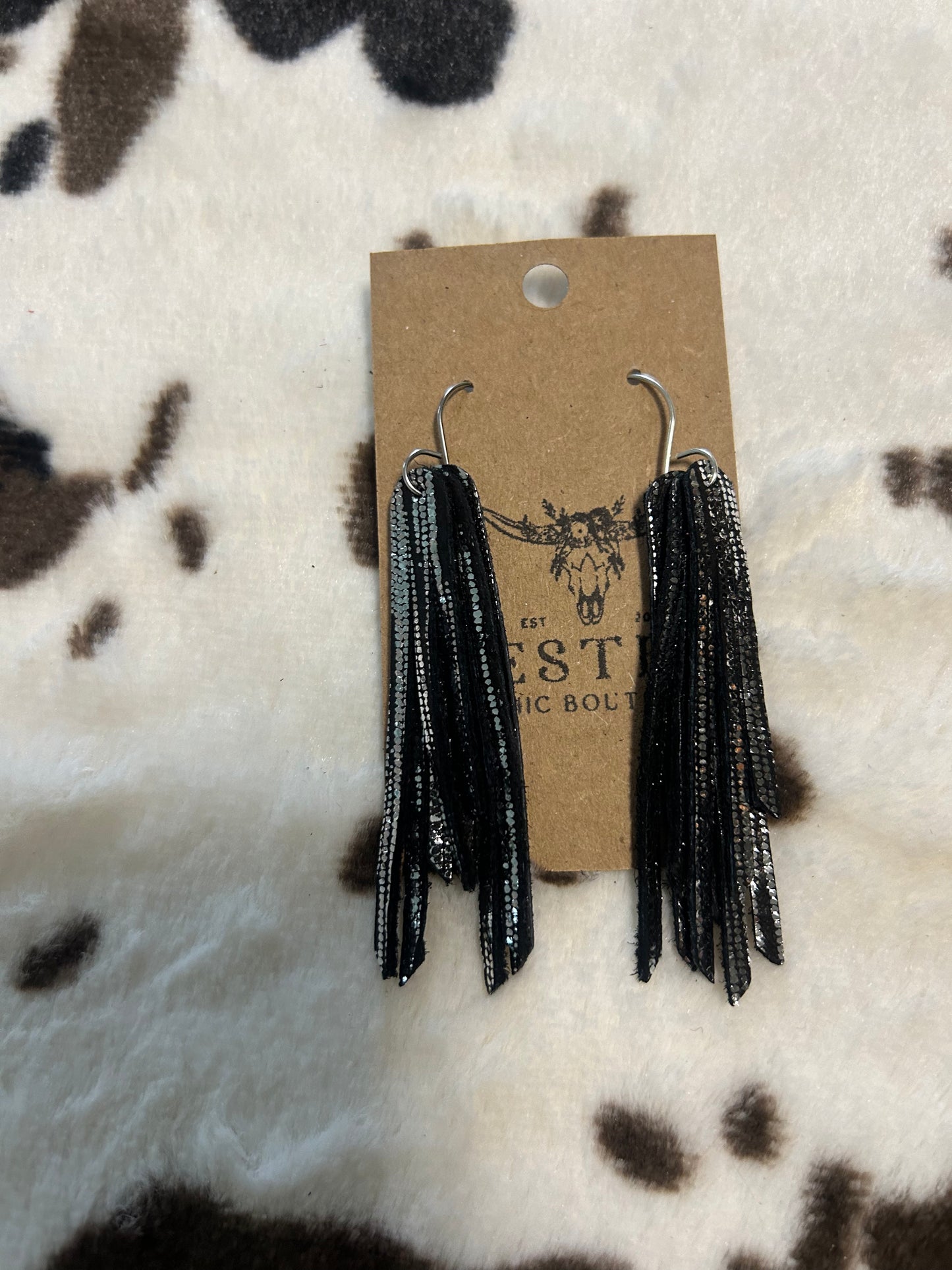 fringe dangle earrings