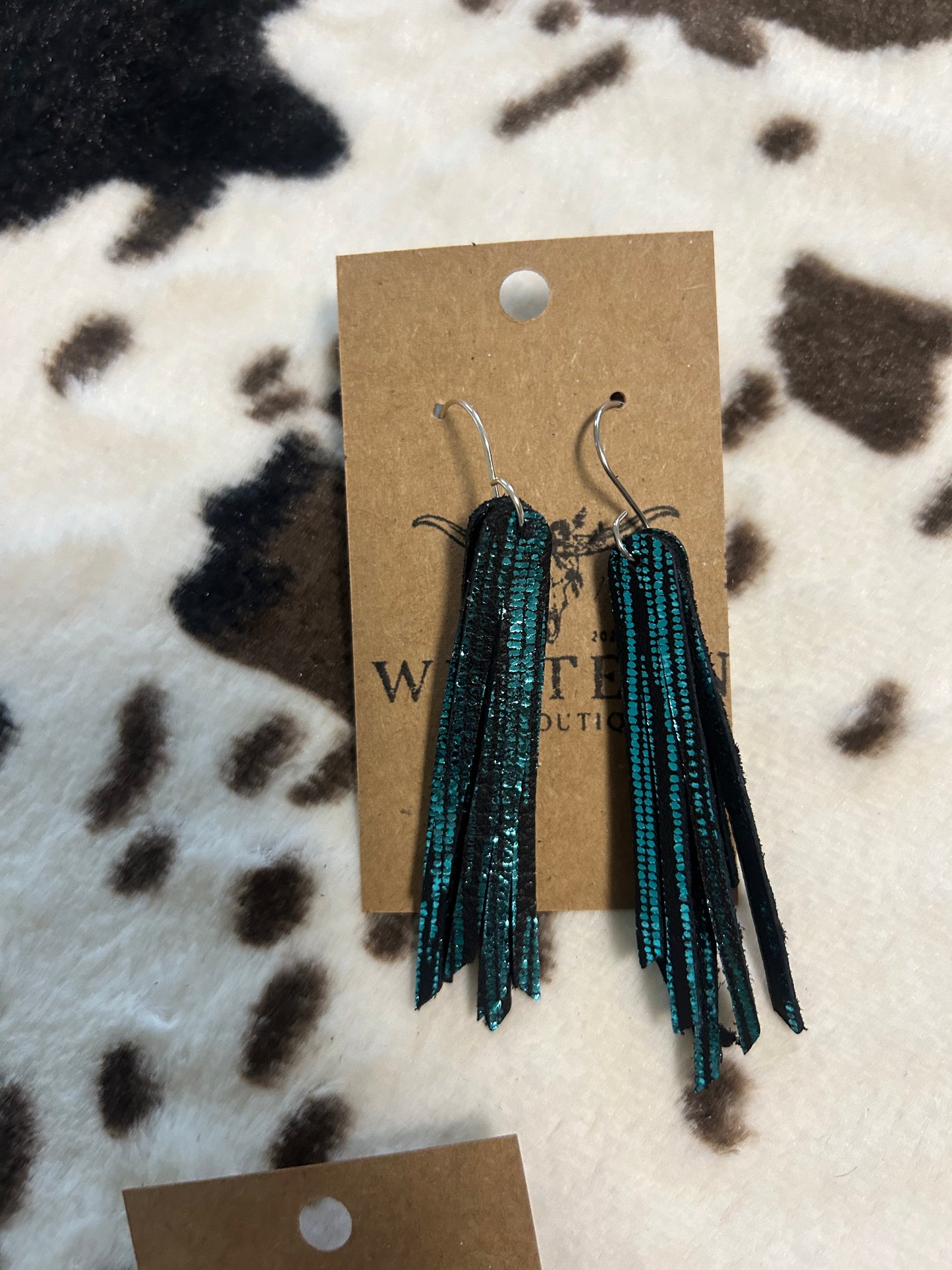 fringe dangle earrings