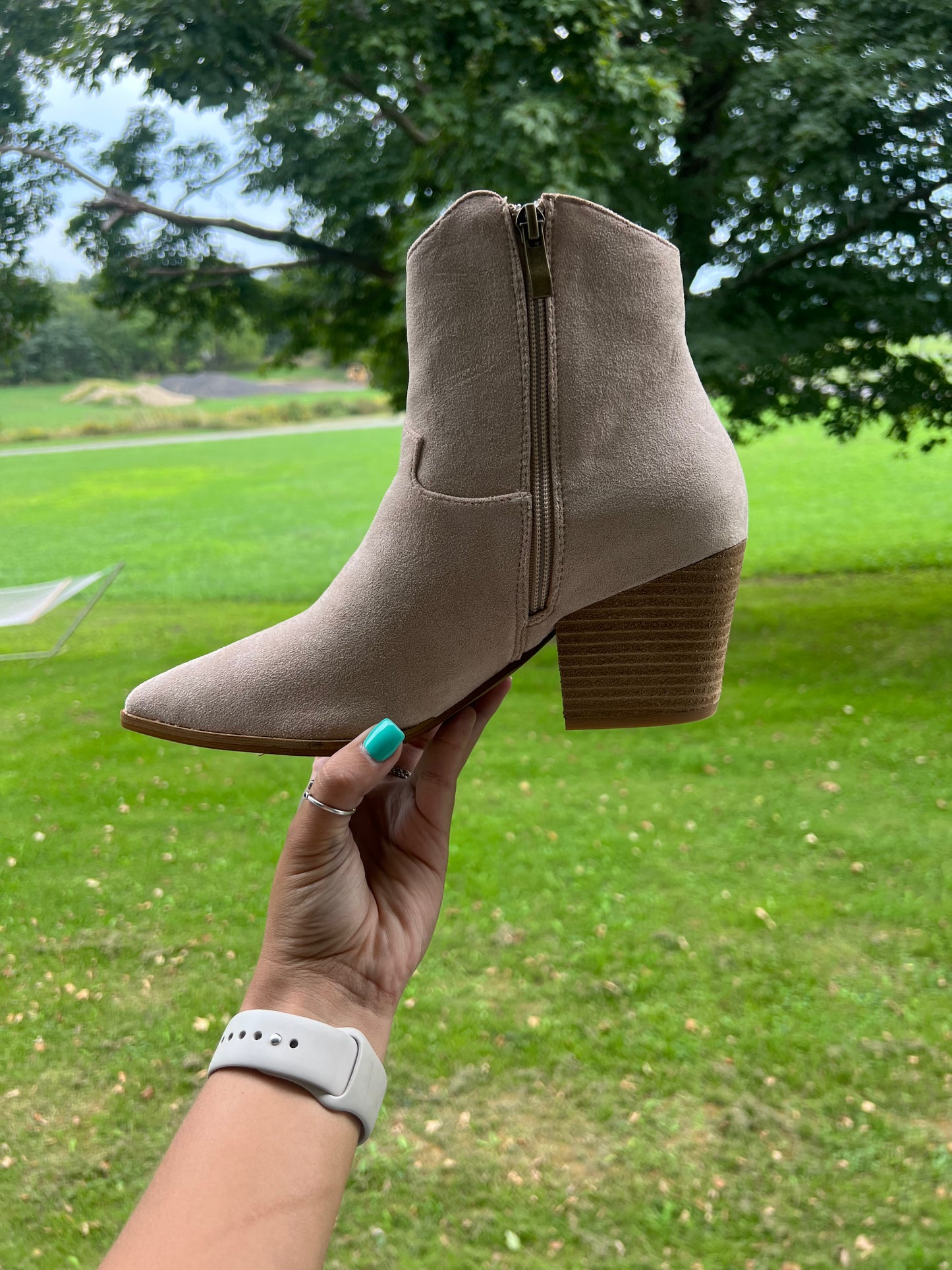 fringe booties