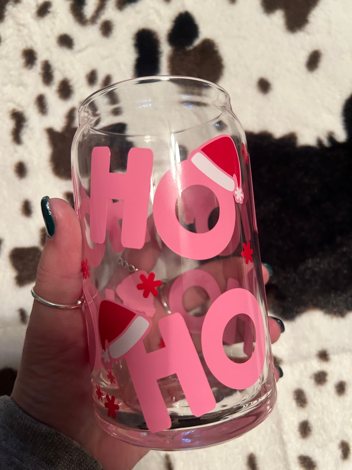 ho ho ho beer can glass