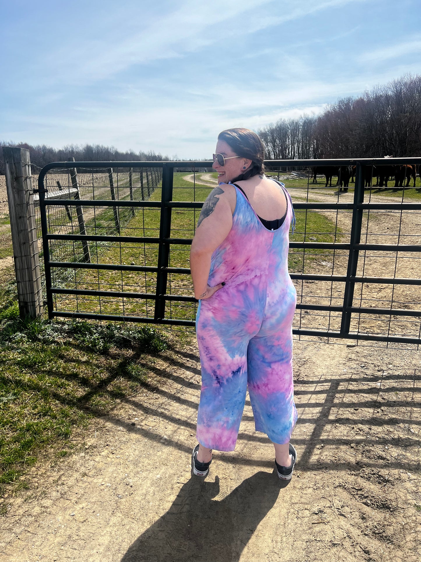 PLUS tie-dye jumpsuit