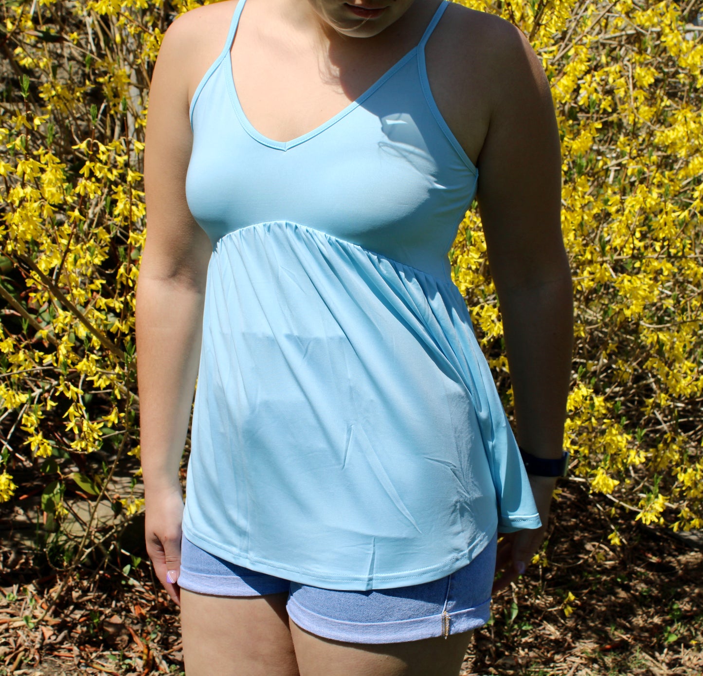 Baby blue tank