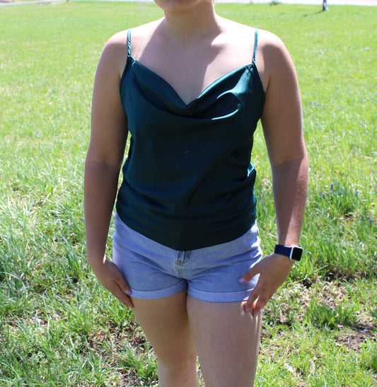 Olive sleeveless tank