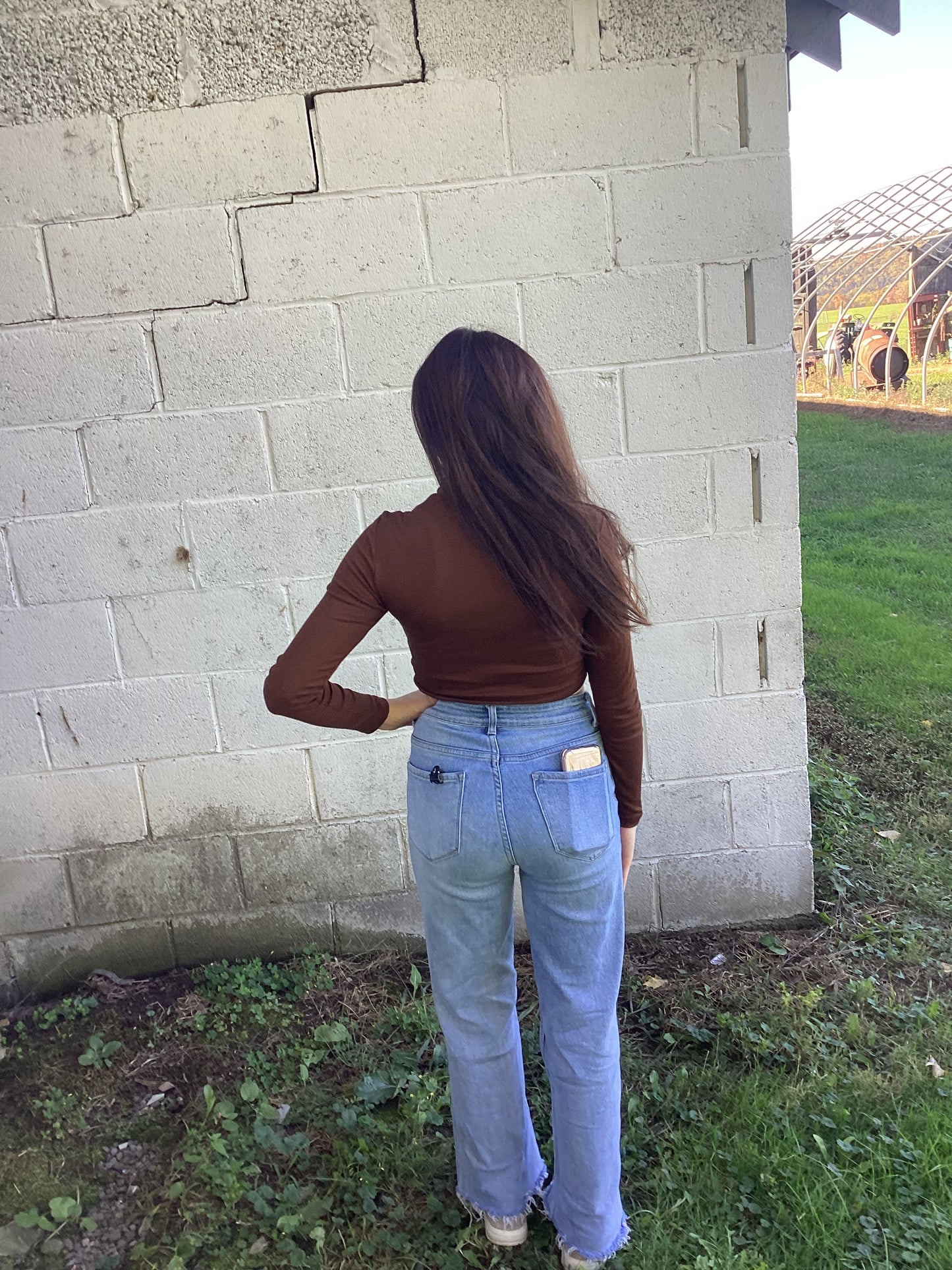 cropped turtle neck