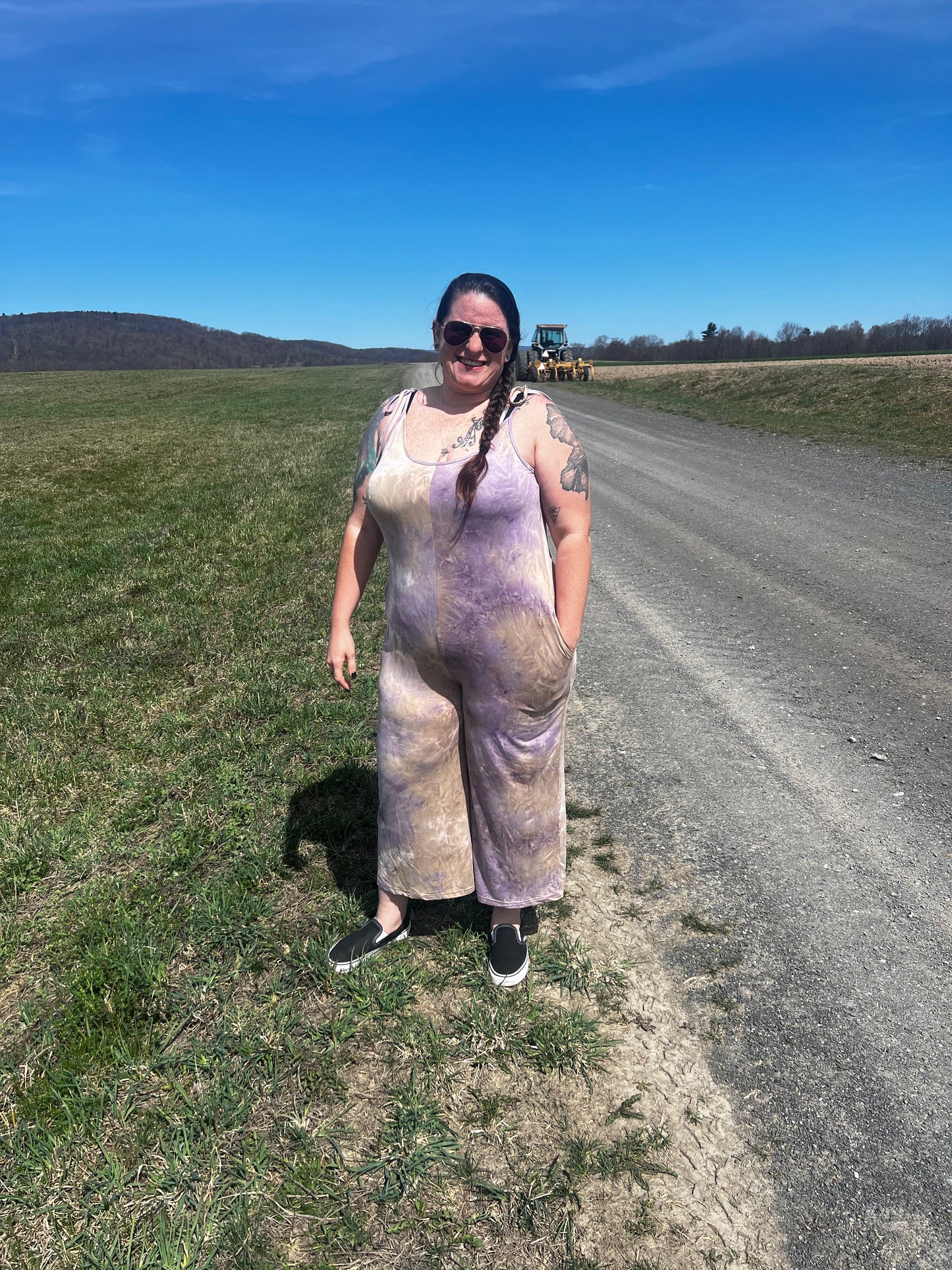 PLUS tie-dye jumpsuit