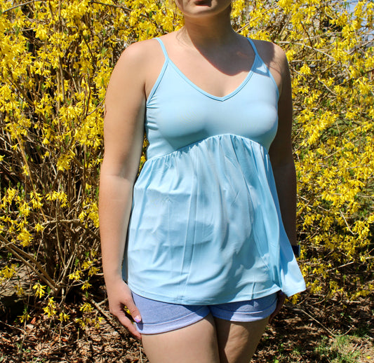 Baby blue tank