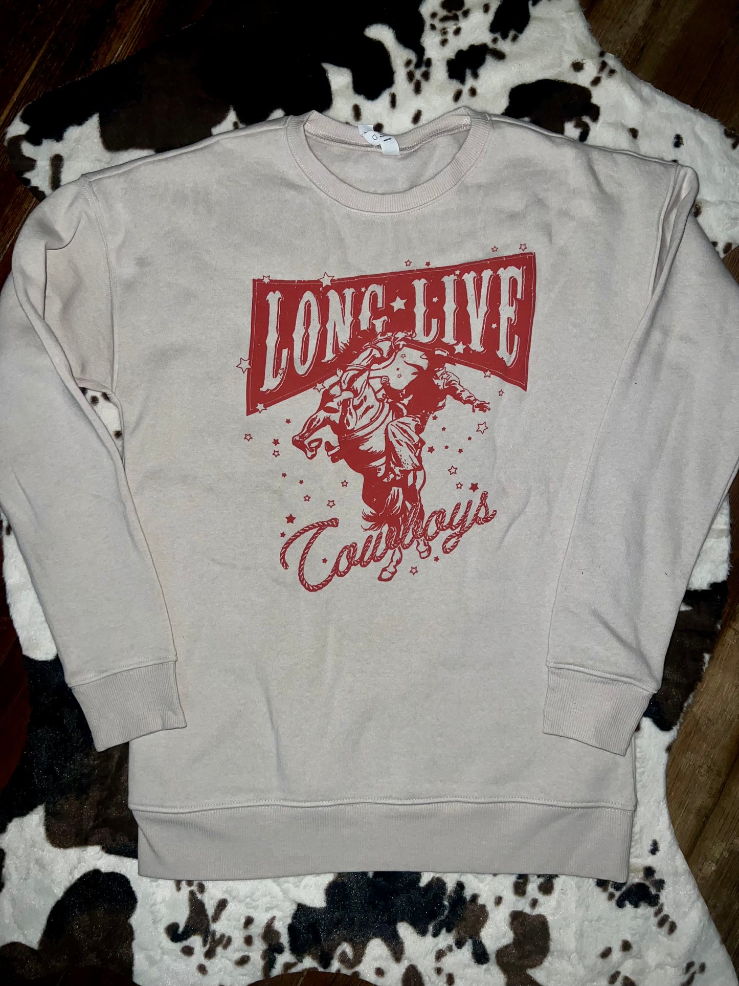 long live cowboys crewneck