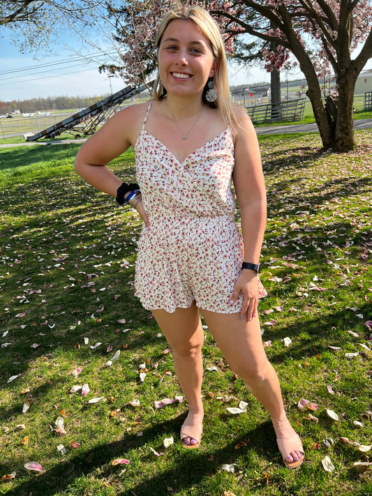 ditsy floral romper