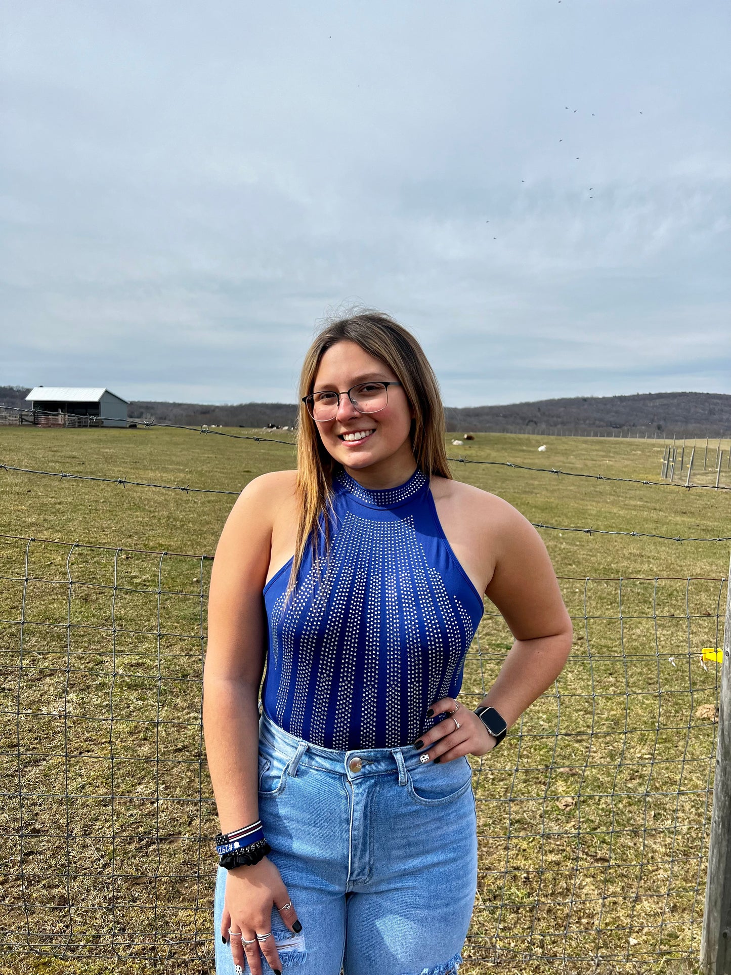 blue dynamite  bodysuit